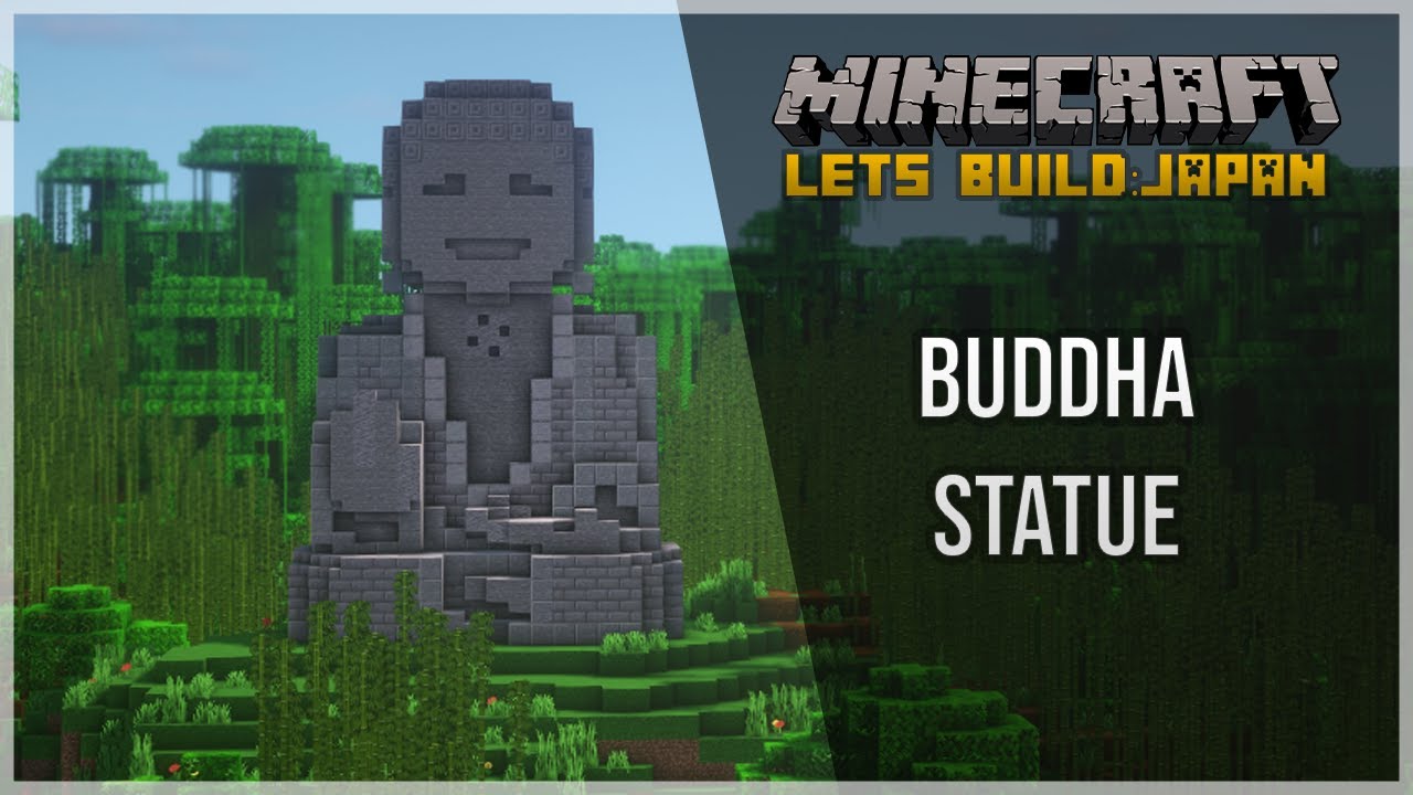 [Minecraft] How to Build a Buddha Statue - Minecraft Tutorial
