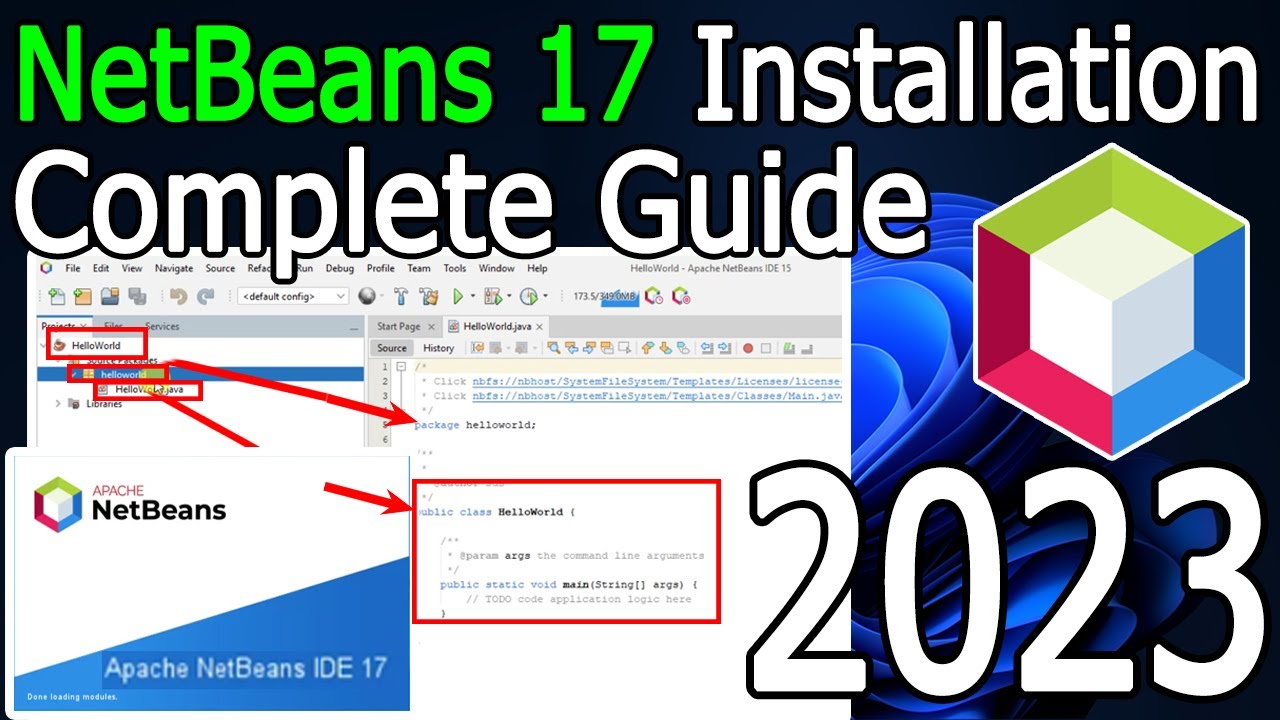 Как установить NetBeans IDE 17 в Windows 10/11 (64 бит) [Обновление 2023] Полное руководство по у...
