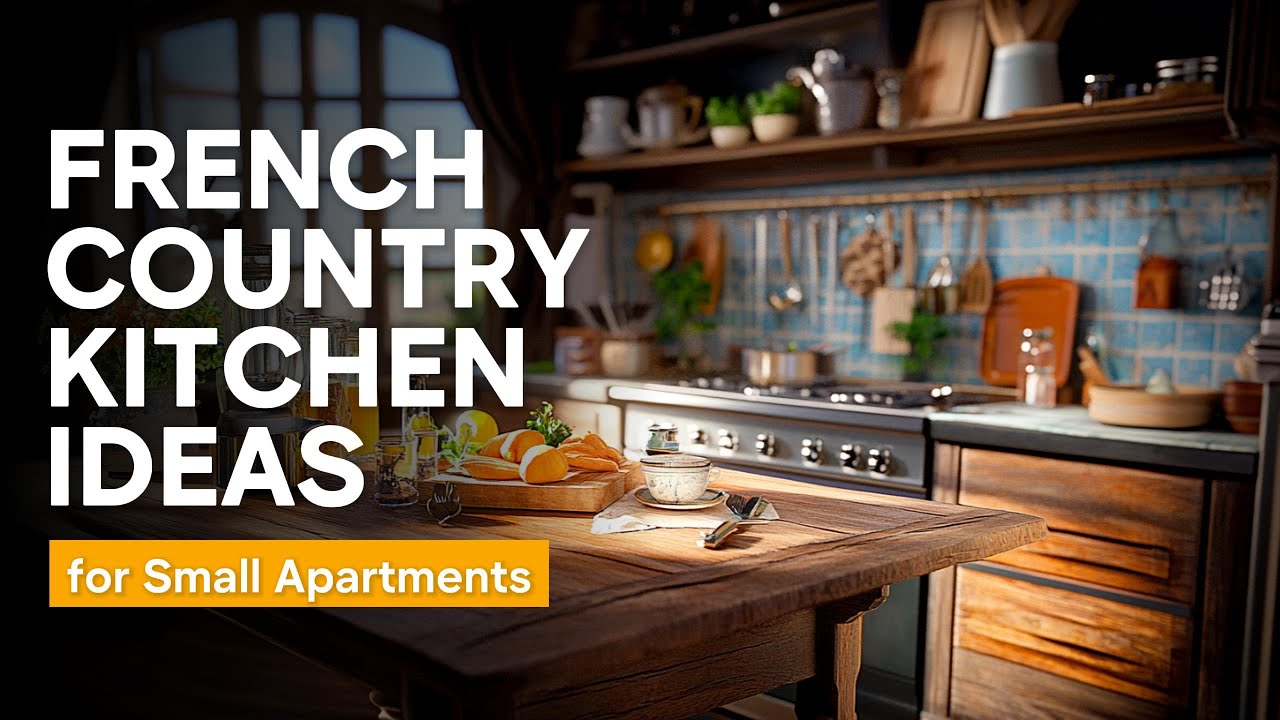French Country Kitchen Style Ideas for Small Apartments - Timeless and Charming Living Spaces