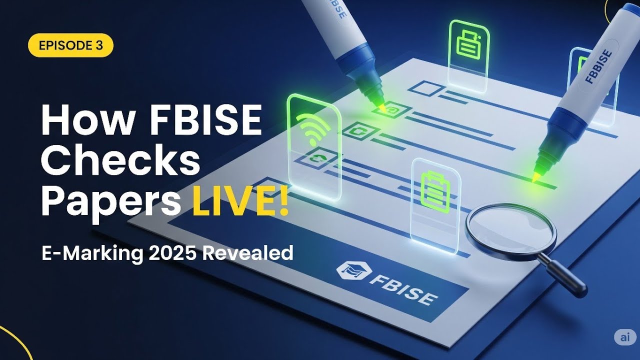 E-Marking Series Ep. 3: How FBISE Checks Papers in Real-Time | Inside the E Marking 2025