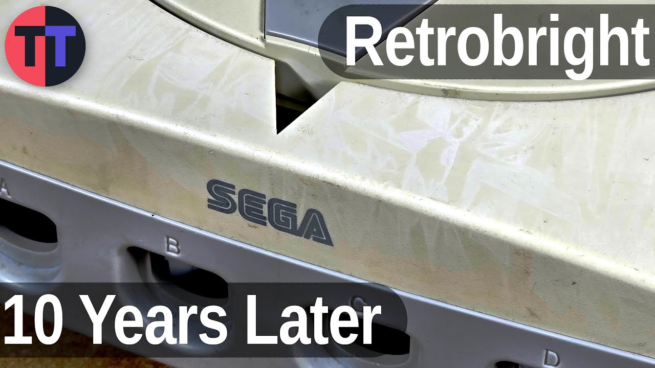 Retrobright Damages Plastics - 10 Year Test
