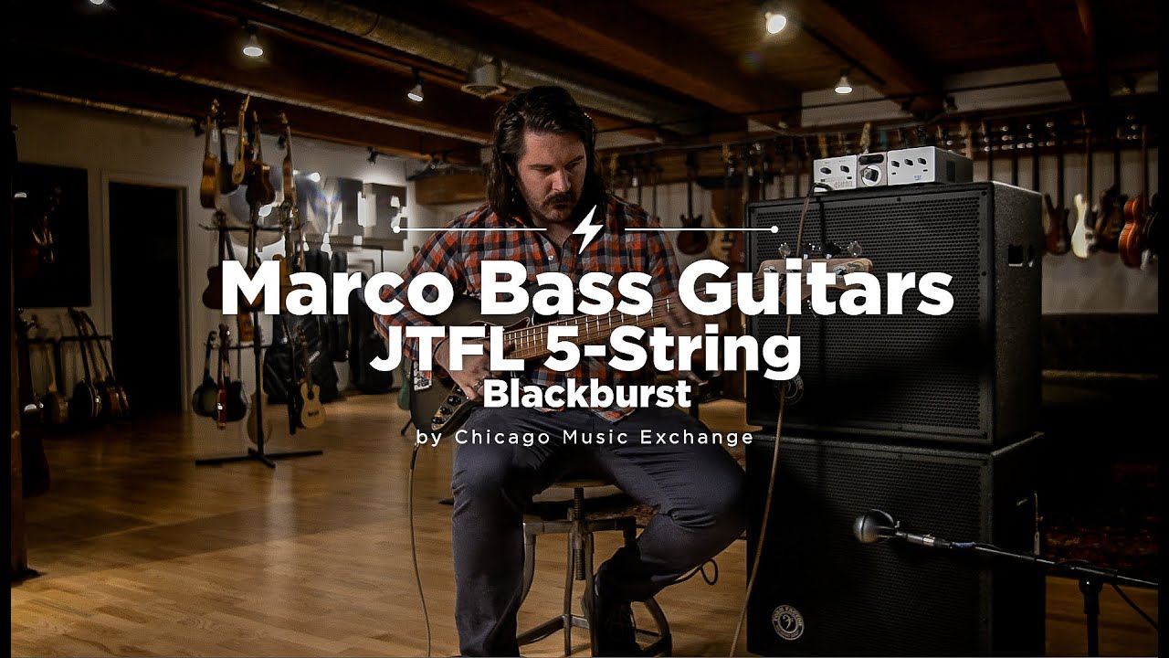 Marco Bass Guitars JTFL 5-String Blackburst | CME Gear Demo | Marc Najjar