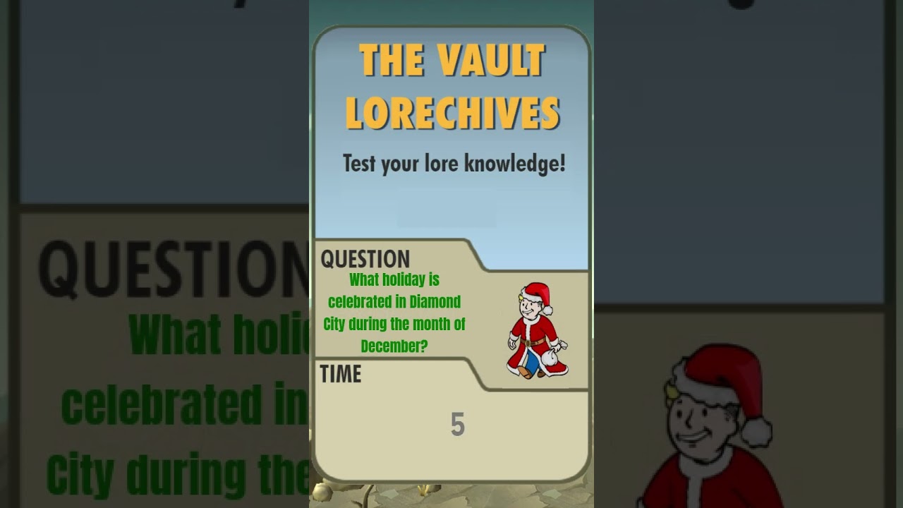 Lorechive Daily Question #fallout #shorts