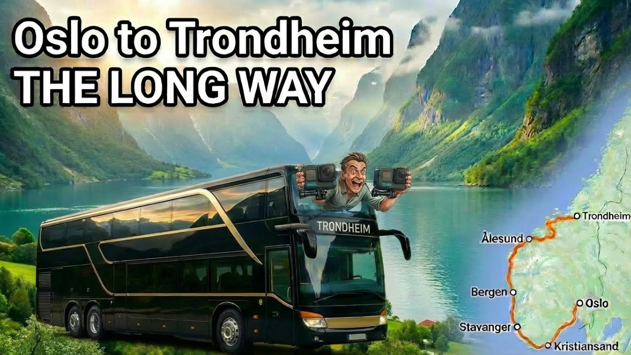 From Oslo's Mountains to Trondheim's Fjords - The Route Nobody Takes!