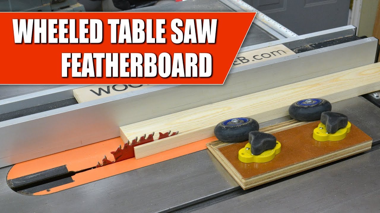 Wheeled Table Saw Featherboard / Wheeled Multi-tool Woodworking Jig