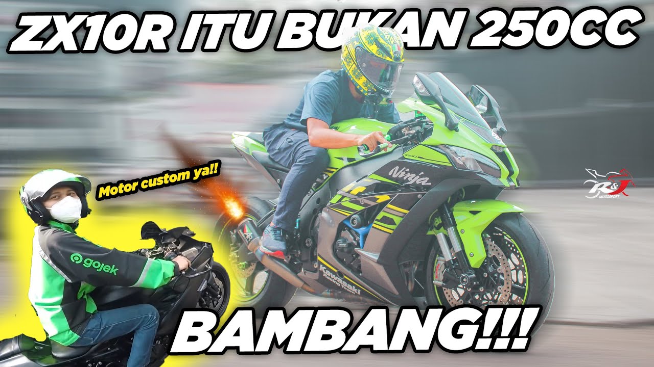 Sesuai namanya ZX10R itu 1.000 cc, Bukan 250cc!! Panik Ga? panik Ga? Panik Ga?