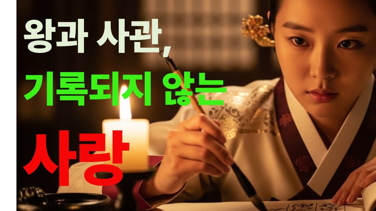 왕과 사관 기록되지 않는 사랑이야기