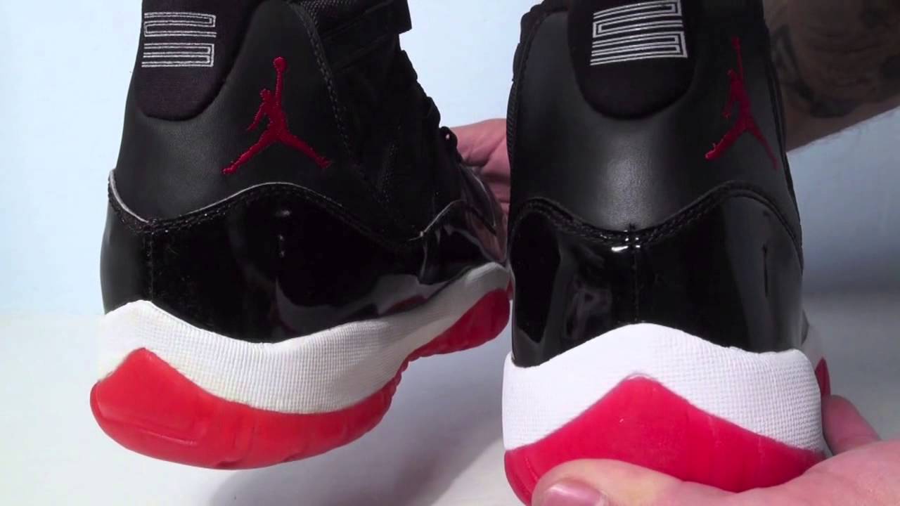 Comparison: 1995 Original vs. 2012 Retro Air Jordan 11 (XI) Bred (Black/Red)