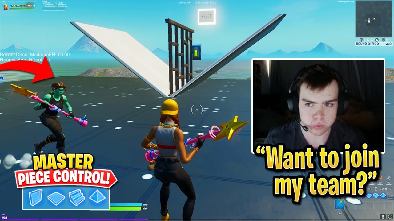 FAZE MONGRAAL vs. MASTERED PIECE CONTROL 1v1 Buildfights!