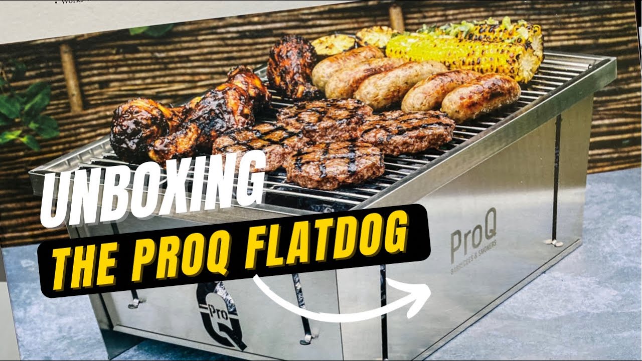ProQ FLATDOG Portable bbq - unboxing