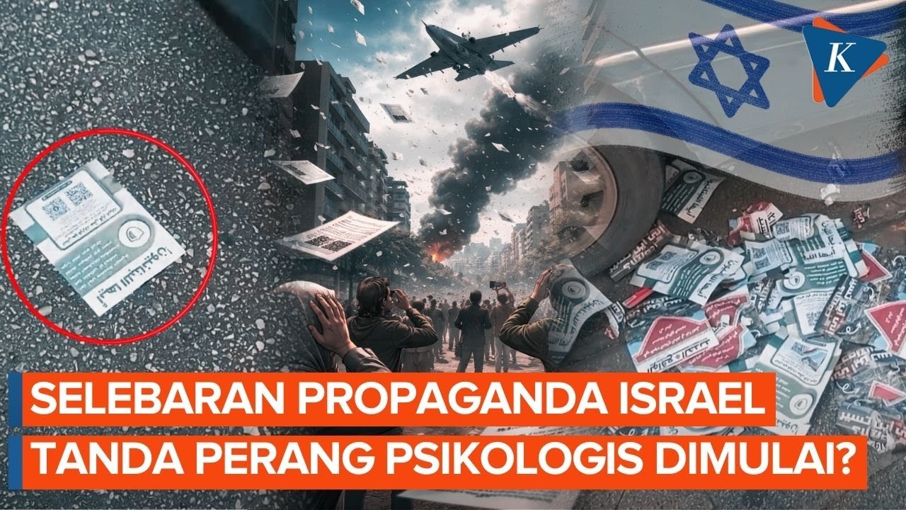 Selebaran Propaganda Israel Hujani Beirut, Perang Psikologis Dimulai?