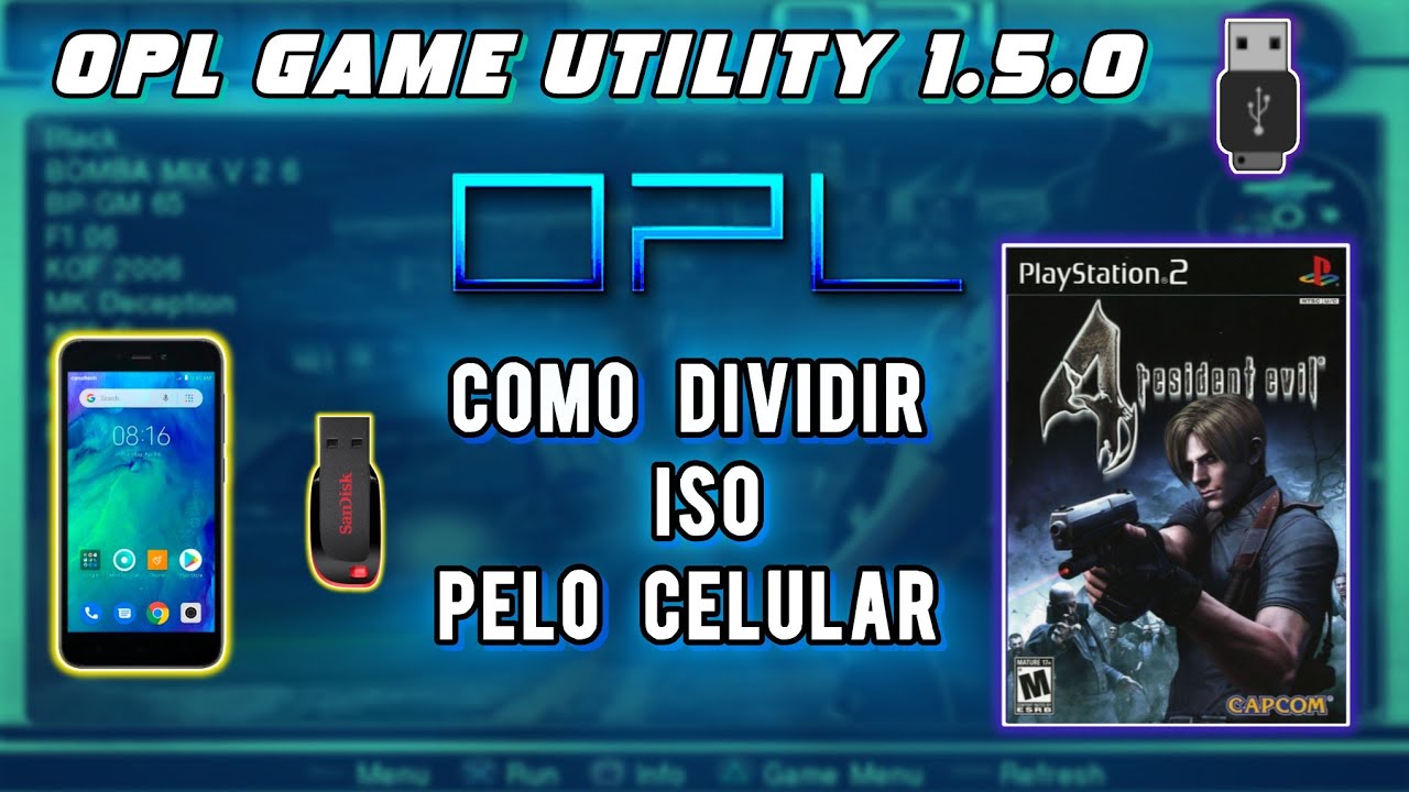 ATUALIZADO! COMO INSTALAR E UTILIZAR O OPL GAME UTILITY 1.5.0, IS0 DE 4GB OU QUALQUER TAMANHO 