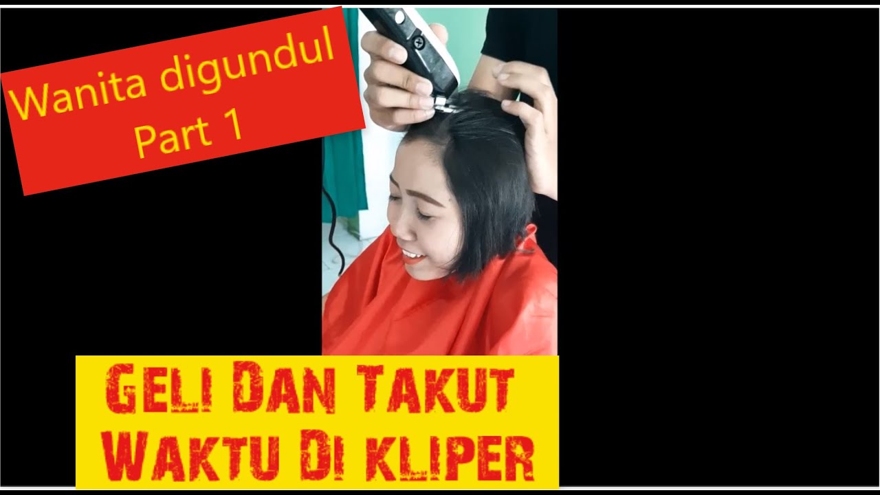 Wanita Ini Kegelian Waktu Digundul Pakai Kliper part 1 || Women Headshave || Bald Women