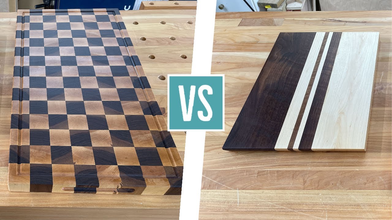 How to make a cutting board: End grain vs face grain