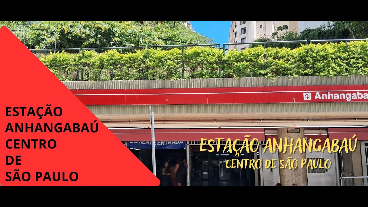 Estação Anhangabaú No Centro de São Paulo