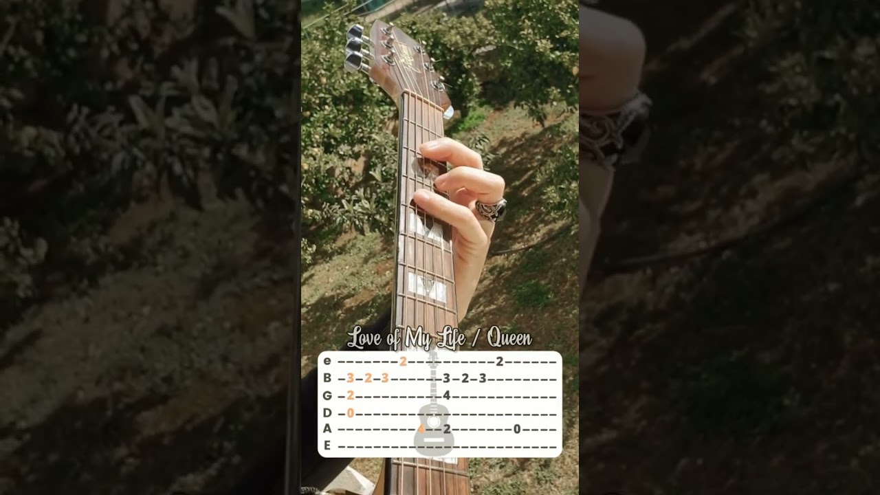 Love of My Life / Queen | acoustic guitar | guitar tutorial | guitar lesson