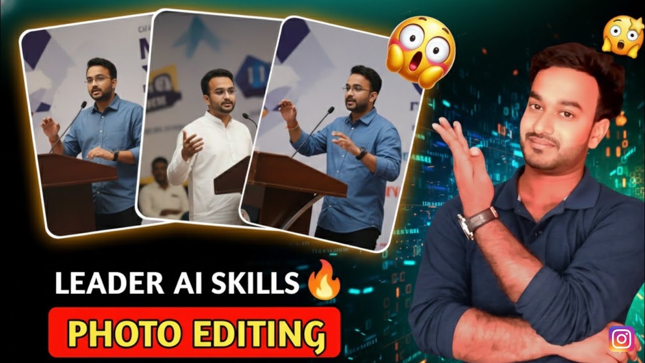 Trending Ai Leader Photo Editing Free | Selfie Photo Editing With Leader l Ai Photo Editing 