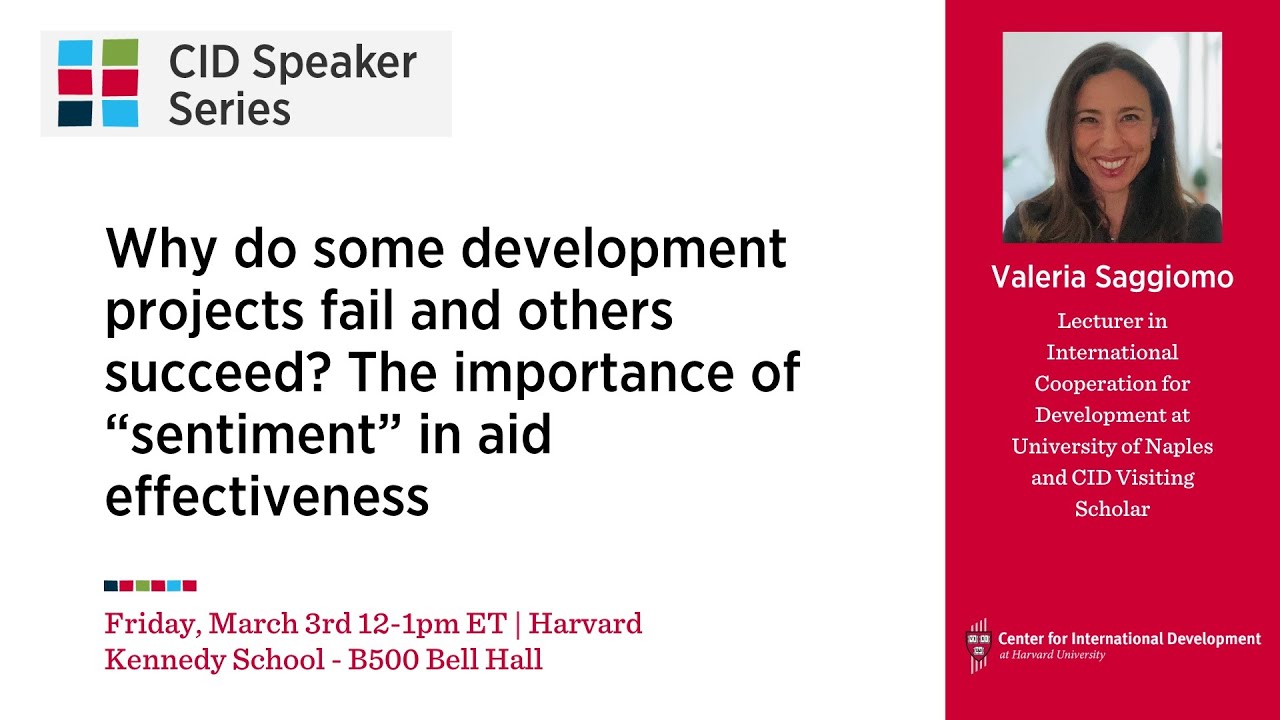 Why do some development projects fail and others succeed?