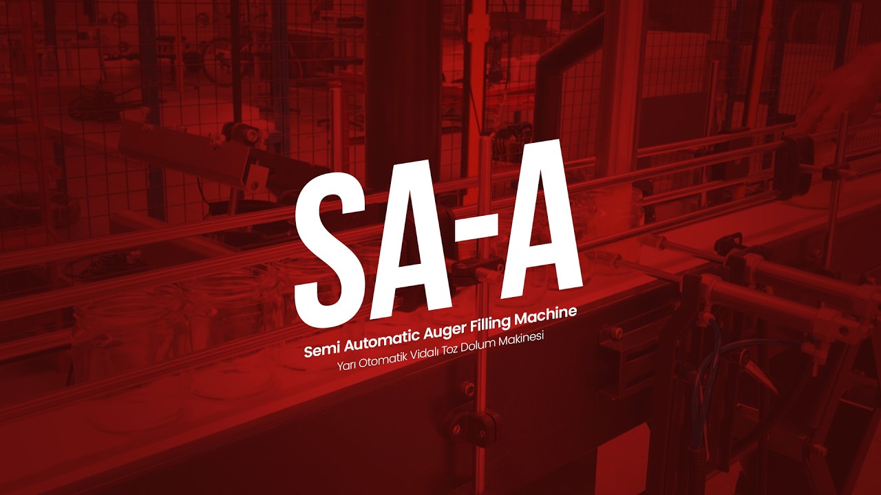 SA-A Semi Automatic Auger Filling Machine | Jar & Kraft Bag Filling
