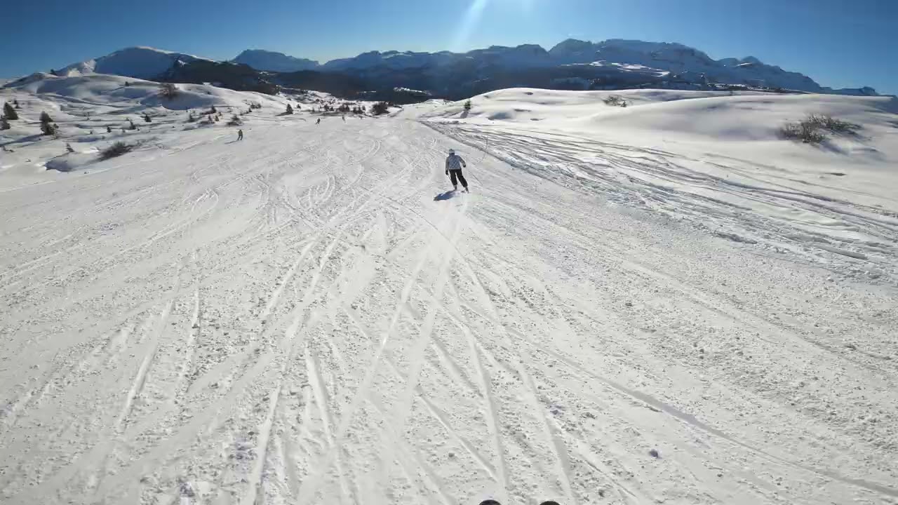 DOLOMITI SUPERSKI CORVARA IN BADIA Pista del Sole