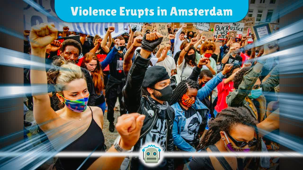 Amsterdam Erupts in Violence: Tram Set Ablaze Amid Rising Tensions