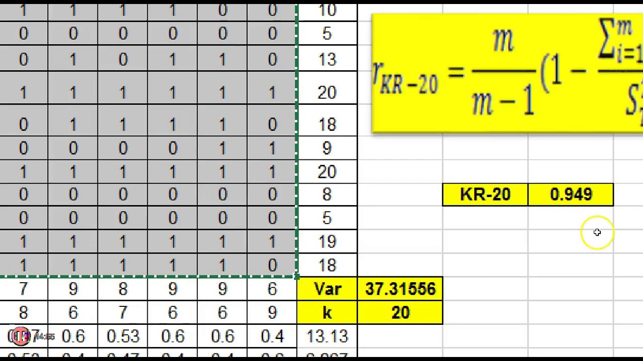 #SPSS v.23: Lesson 121 تكافؤ كودر ريتشاردسون وكرونباخ ألفا KR-20 & Alpha