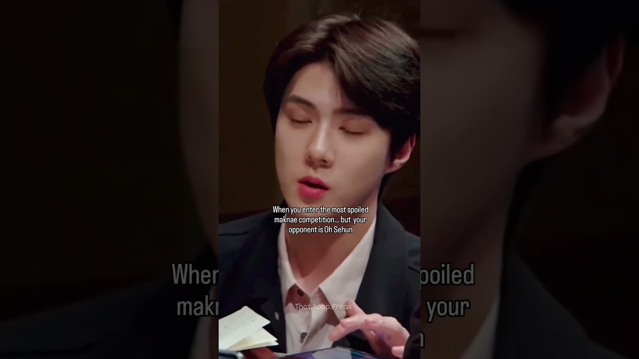 There are spoiled maknaes&hellip; and then there is Oh Sehun. #Sehun #OhSehun #EXO #EXOL #Kpop