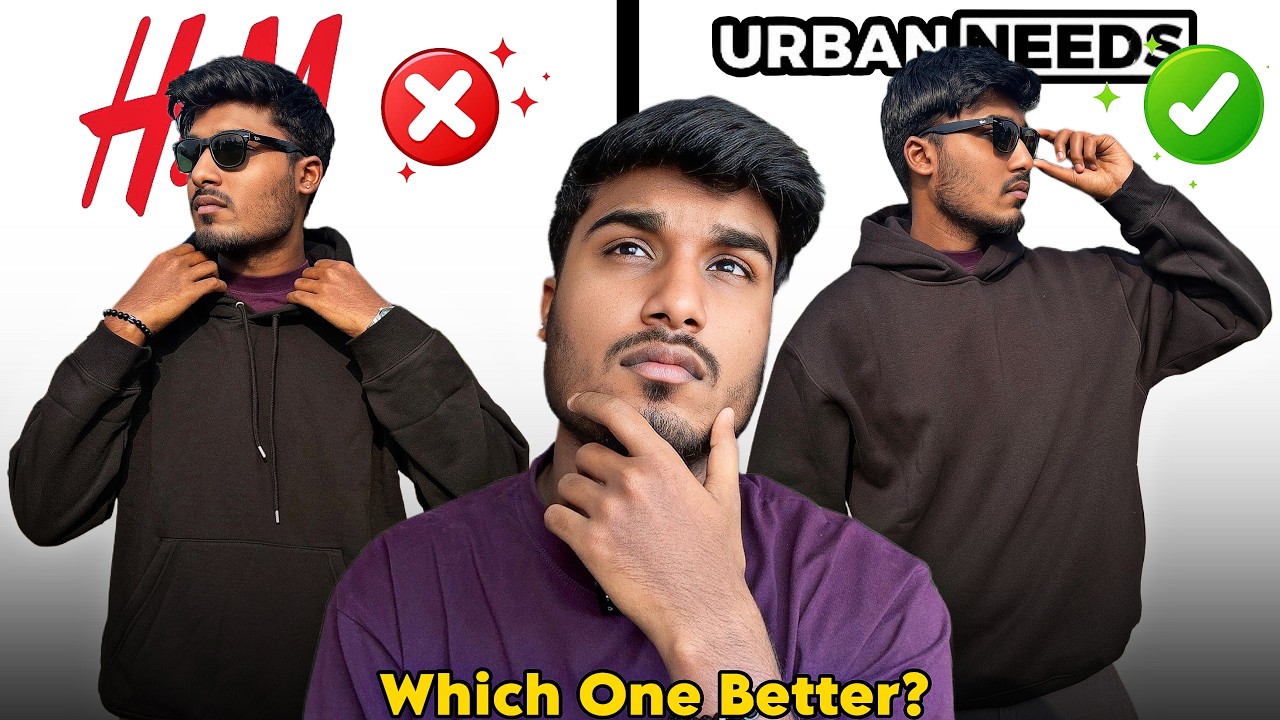 Urbanneeds vs H&M Hoodies 🔥 | Quality, Fit & Price Comparison 