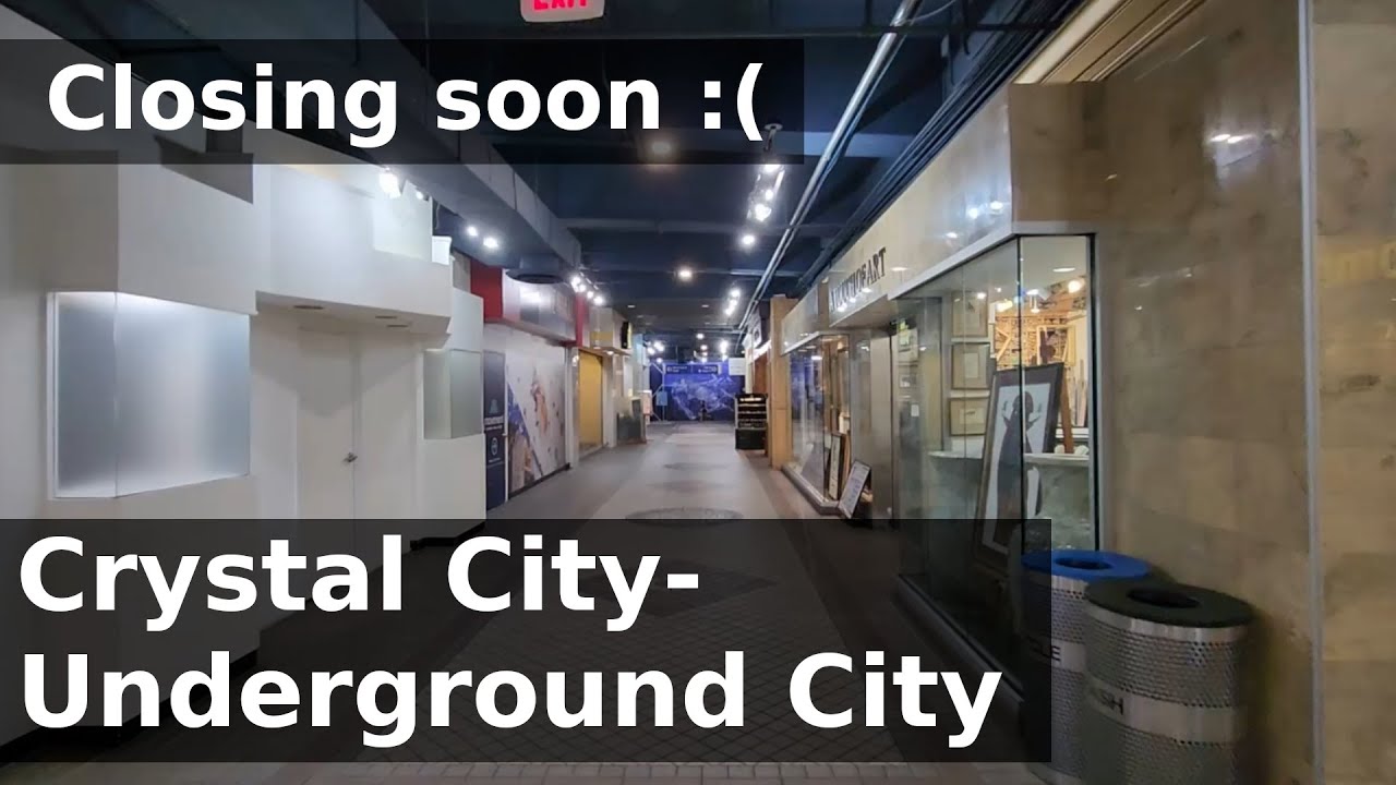Washington DC's UNDERGROUND CITY is about to close... Crystal City Underground