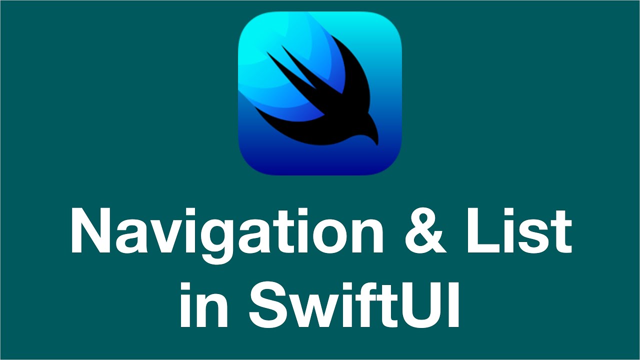 Navigation in SwiftUI - NavigationView and NavigationLink