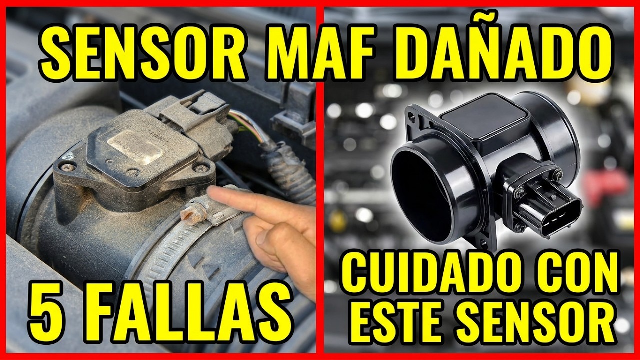 5 Síntomas Del SENSOR MAF DAÑADO o SUCIO 👉🏻 TIENES QUE VERLO AQUÍ 😱