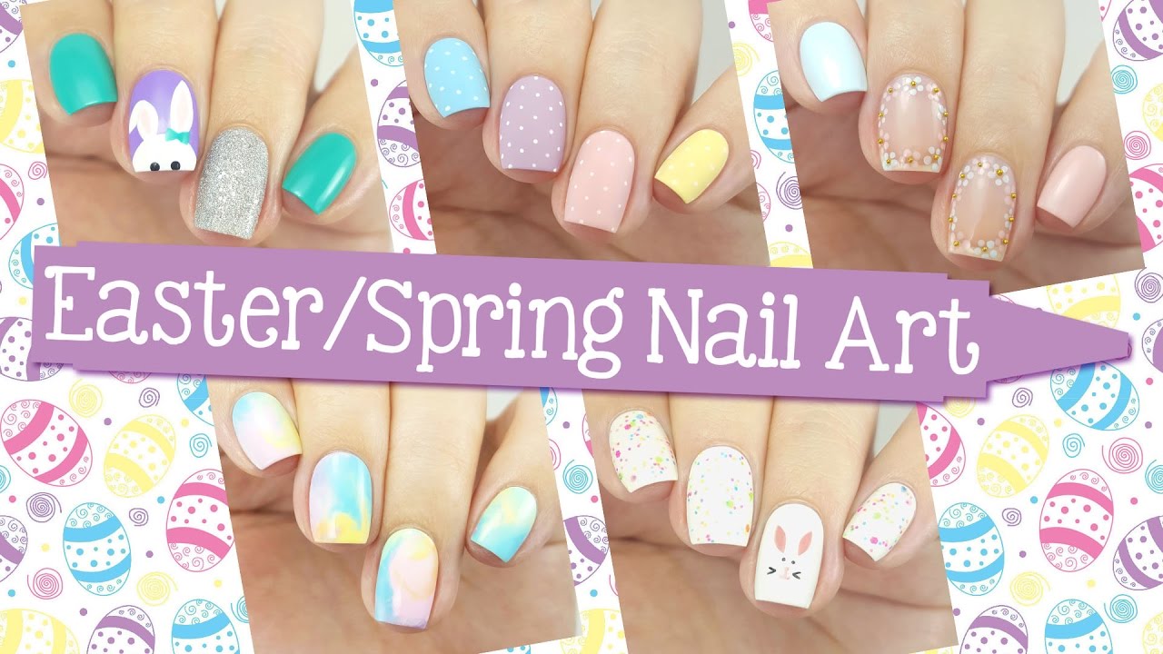 Easter & Spring Nail Art Ideas! 5 Easy Designs