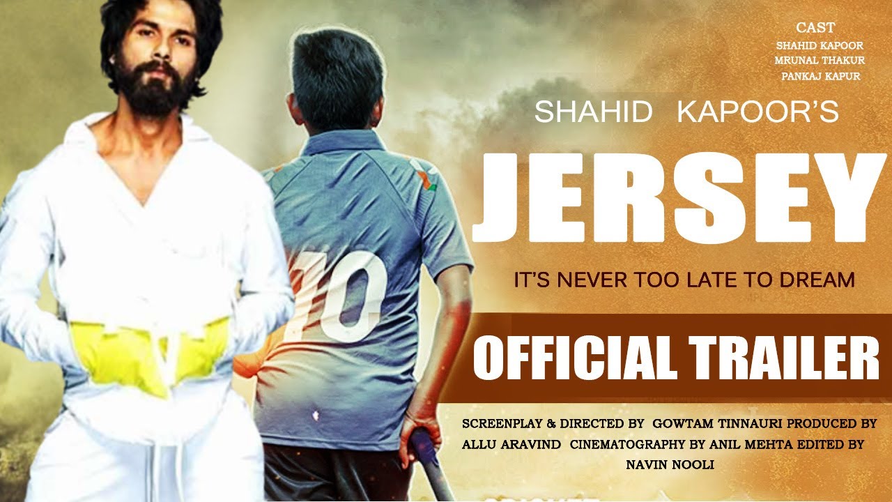 Jersey | Official Concept Trailer | Shahid Kapoor | Mrunal Thakur | Gowtam Tinnanuri | Pankaj Kapur