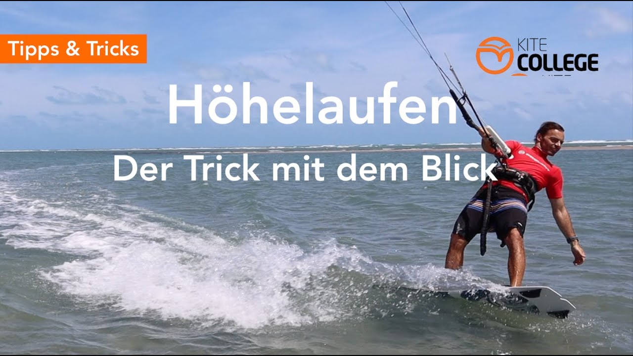 Kitecollege Tipps und Tricks zum Höhelaufen beim Kitesurfen lernen, VDWS Level 5, Upwind Technic