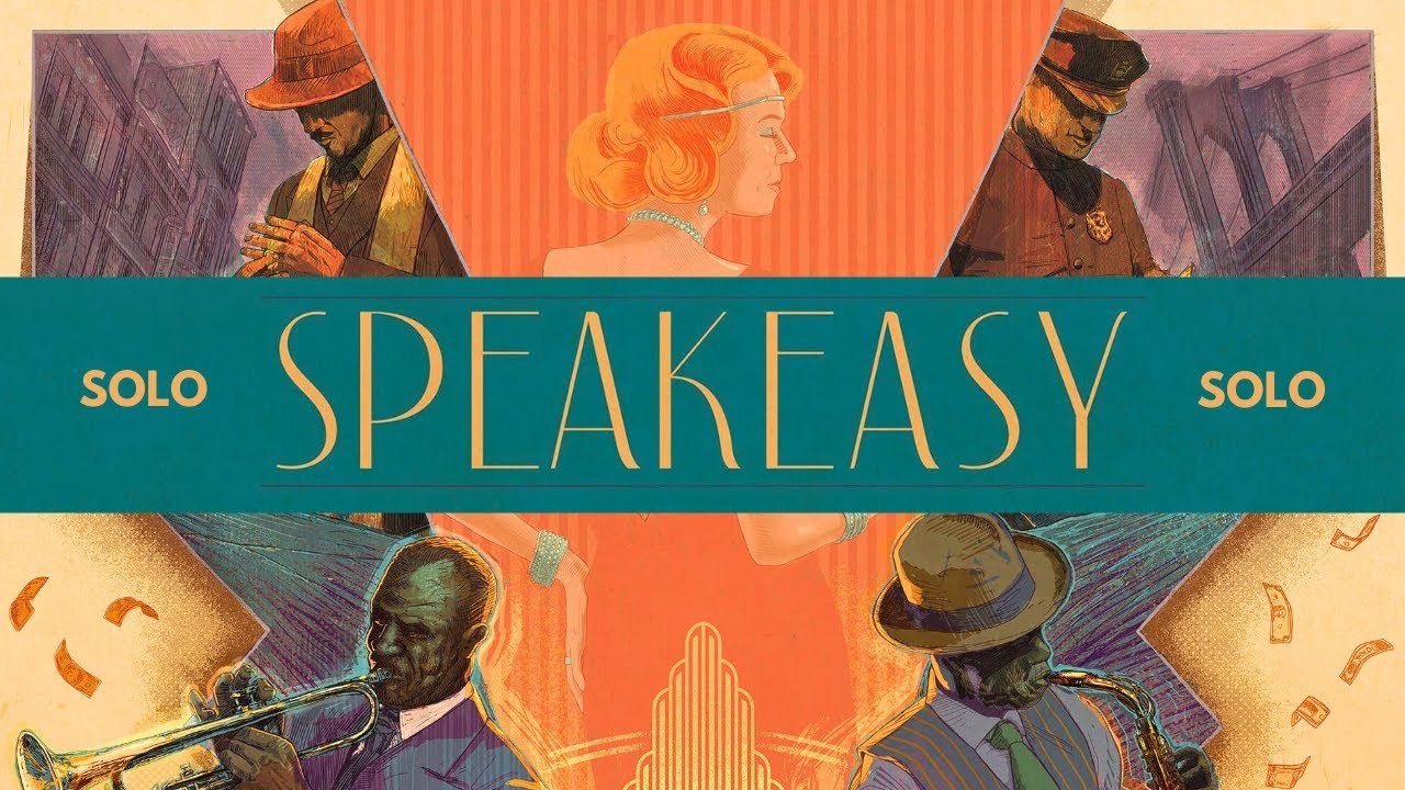 Speakeasy | Solo Board Game Playthrough and Tutorial