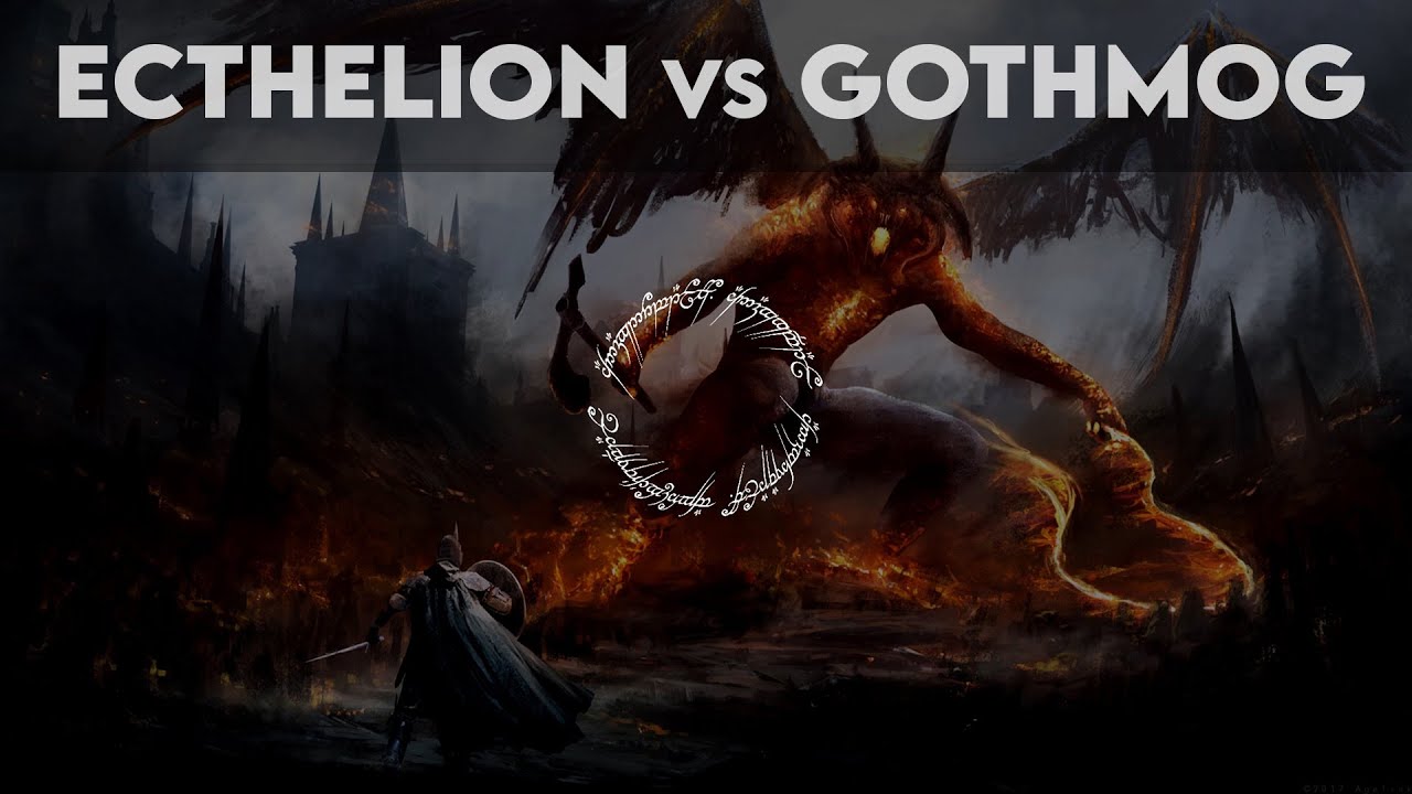 The Fall of Gondolin - Ecthelion vs Gothmog || Voice Over