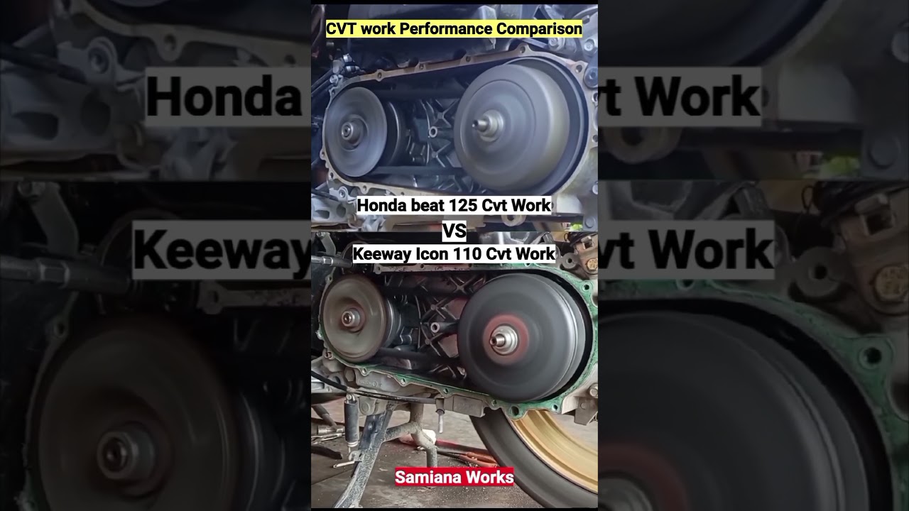 Honda Beat 110 CVT work vs Keeway Icon 110 CVT work Performance Comparison #trendingshorts