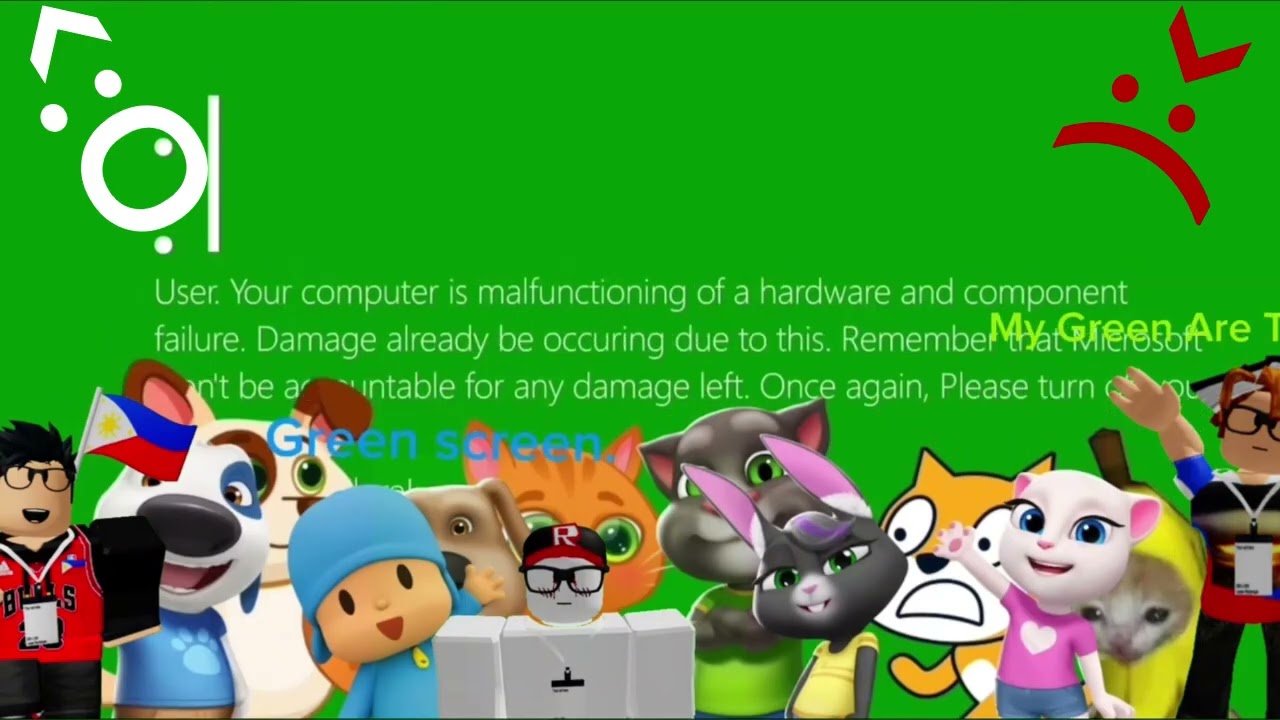 Windows 11 Killscreen but Face White and Red reac them part 2