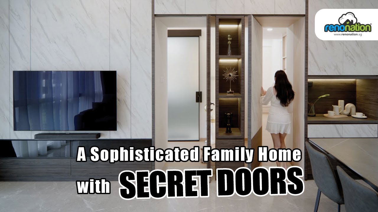A Sophisticated Family Home with Secret Doors