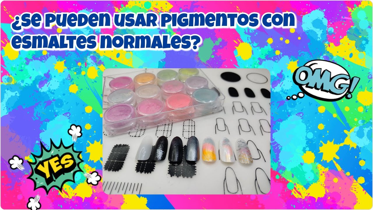 Como aplicar pigmentos en las uñas con esmaltes normales