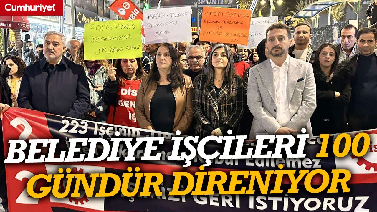 Van'da işten çıkarılan belediye işçileri 100 gündür direniyor