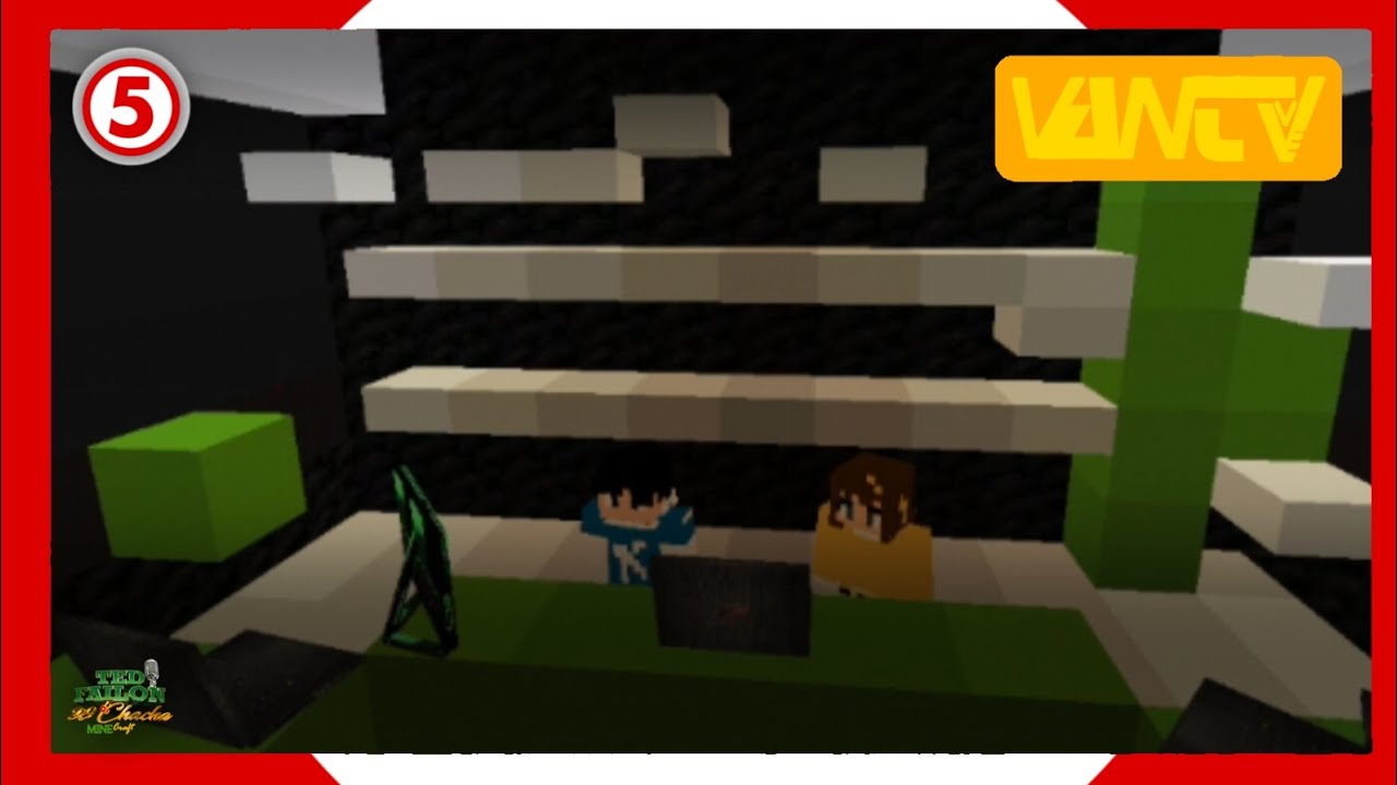 Тед Файлон и диджей ChaCha - TV5 Minecraft Ver. - VAN TV