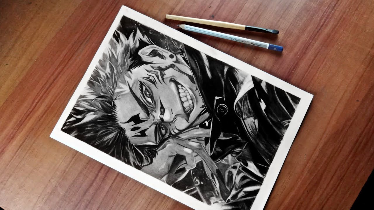 How To Draw Sukuna | From Jujutsu Kaisen 