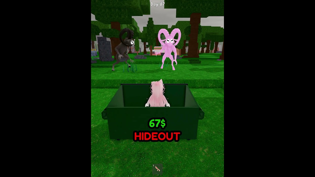 $1 vs $10000 hideout with The Ram 😂 #99nightintheforest #roblox