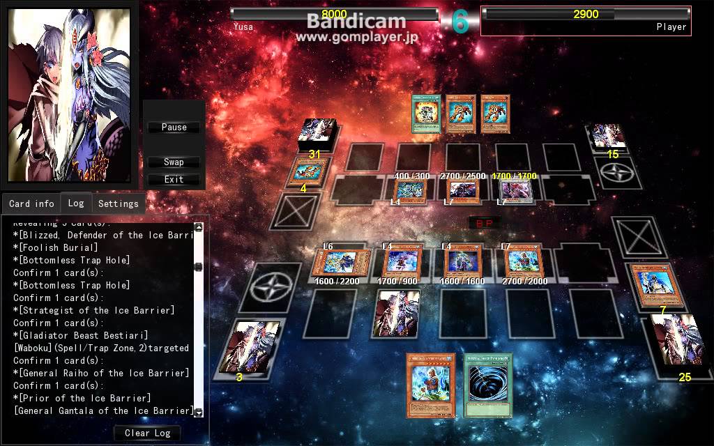 YGOPro Online Duel: Ice Barrier(Test) vs Gladiator Beast