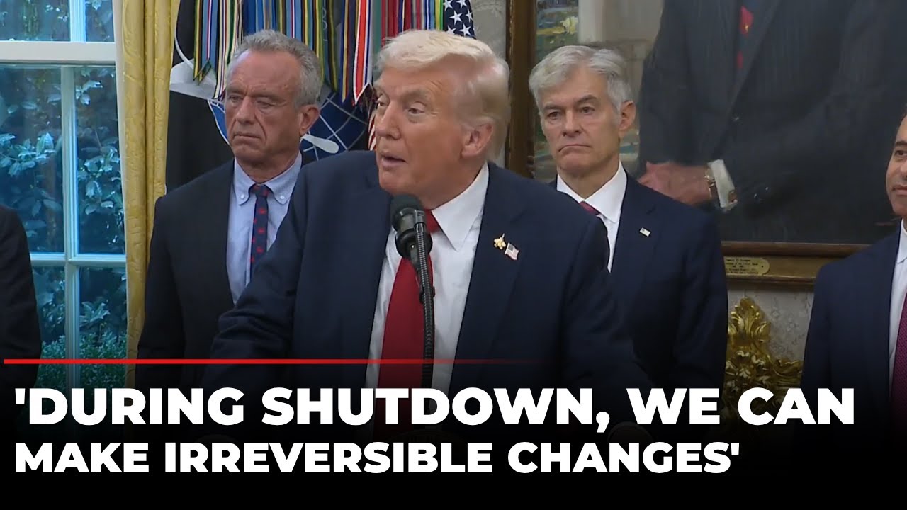 Trump Shocks America Hours Before Government Shutdown, Warns Of Irreversible Changes: 'We Can Do...'