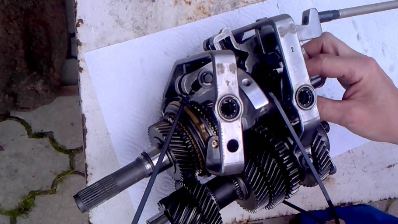 МКПП 02Т Gearbox 02T Volkswagen, Audi. Чать 4. Сборка блока валов с механизмом переключения передач