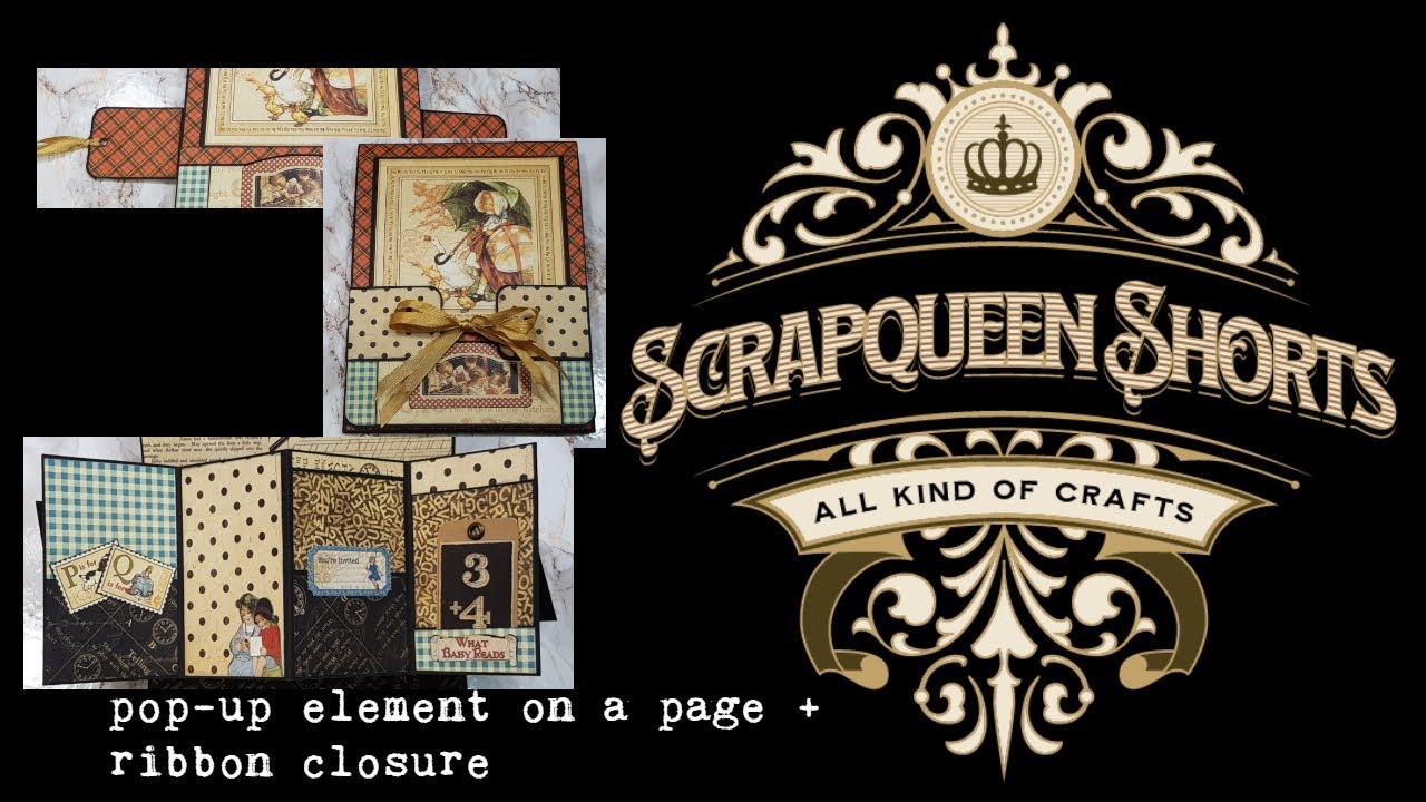 How to create pop up element on a page + ribbon closure  #shorts  scrapqueen`s shorts serie
