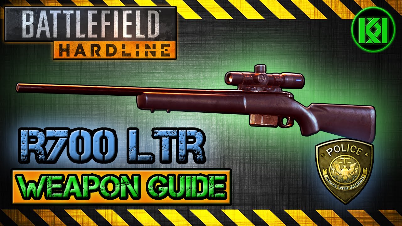 R700 LTR Review (Gameplay) Best Gun Setup | Battlefield Hardline Weapon Guide (BFH)