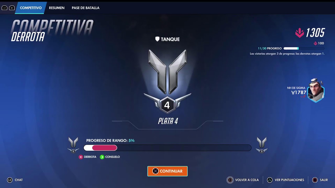 Overwatch Plata V [❌LaDictadura]